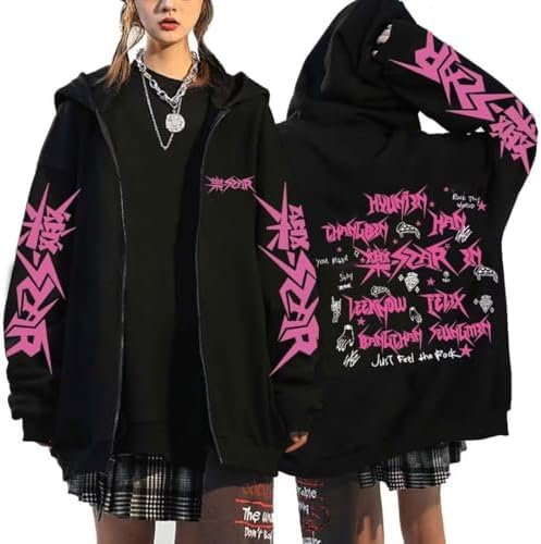 Amazon.com: KARMA Album STAR Zip Up Hoodie Jacket Felix Hyunjin